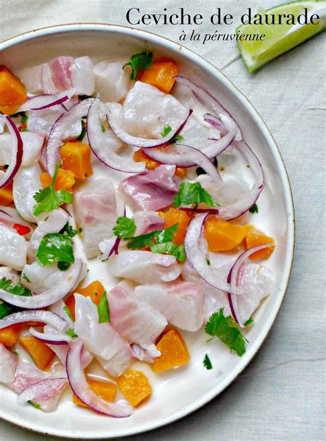 Ceviche De Daurade à La Péruvienne