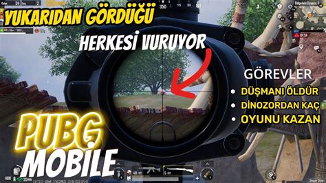 DİNOZOR MODUNDA LİMİTLERİ ZORLAMAK PUBG MOBİLE TÜRKÇE YouTube