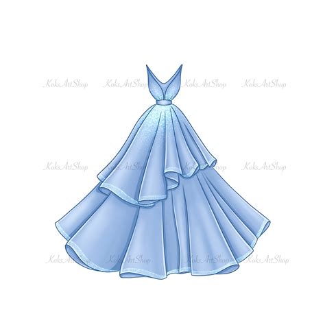 Blue Dress Clipart