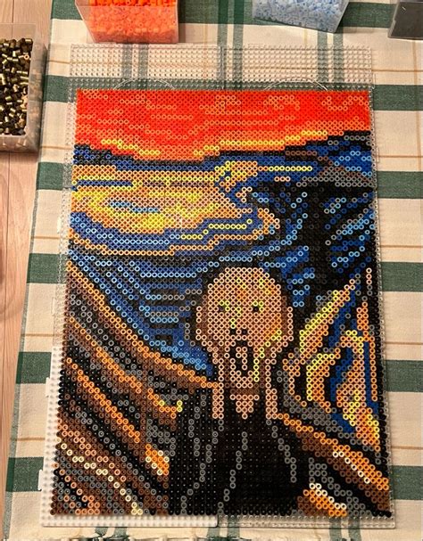 The Scream Munch Perler Beads I 2024