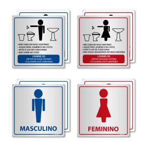 Placas Para Banheiro Hospitais Afixgraf