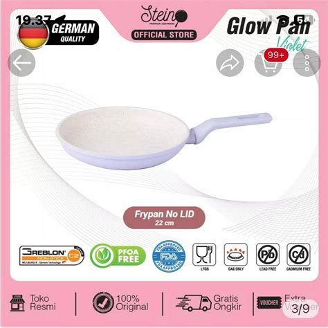 Jual TERMURAH Dan ORIGINAL GLOW PAN STEINCOOKWARE STEIN SERIES WOK