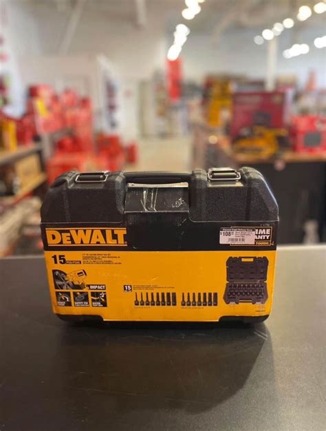 Dewalt In Drive Combination Impact Hex Socket Set Piece