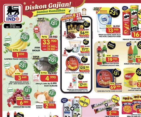 Promo Superindo Spesial Gajian 26 29 Februari 2024 Banyak Produk Beli