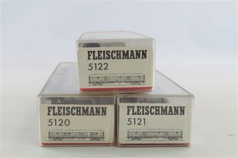 Fleischmann H0 5122 5221 5220 Modeltrein Personenwagen 3 3x 4