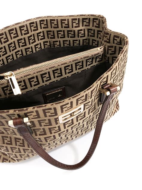 Fendi Pre Owned Zucca Pattern Tote Farfetch