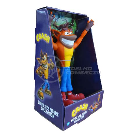 Boneco Action Figure Crash Bandicoot Articulado Grande Super Size Cm