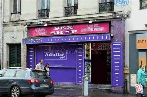 Boutique De Sexe Dans Montmartre Paris Photographie éditorial Image