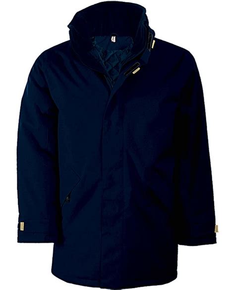 Parka Doublure Matelass E K Navy Parkas Personnalis Es Textile