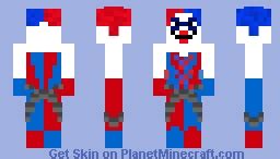 Harley Quinn Minecraft Skin