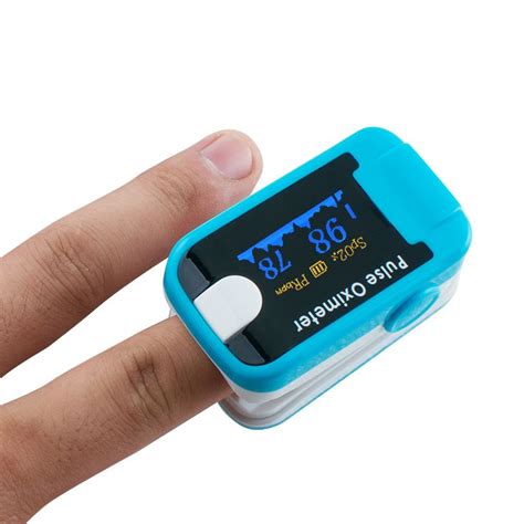 New Color Oled Fingertip Pulse Oximeter With Audio Alarm Pulse Sound