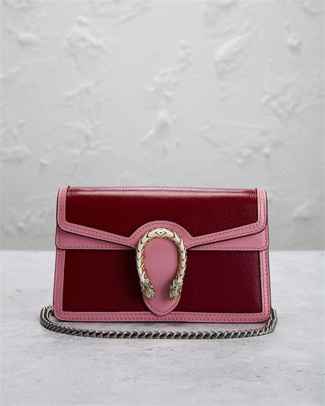 Fwrd Renew Gucci Dionysus Shoulder Bag In Red Fwrd