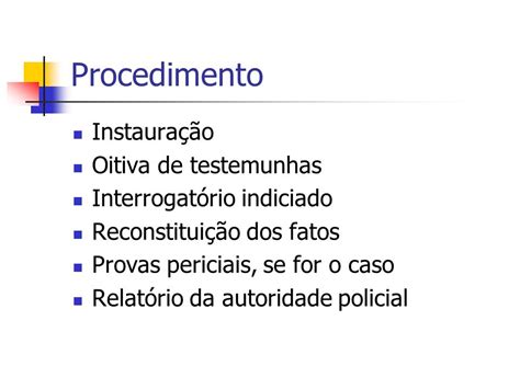 Inqu Rito Policial Ppt Carregar