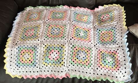 Pastel Crochet Blanket Pastel Blanket Crochet Handmade Cake Hand