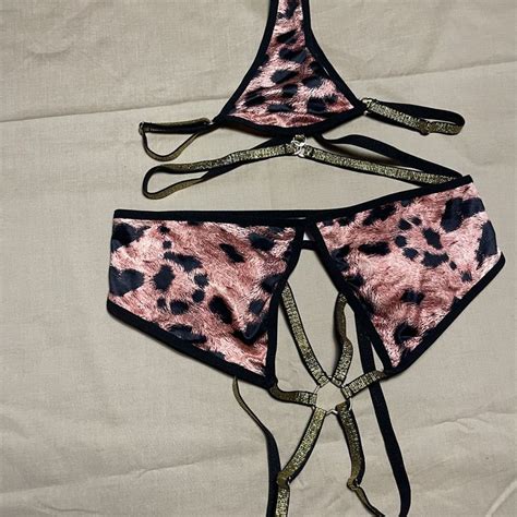 Set lingerie sexy leopardato nuovoM L Neu und originalverpackt in Locarno für CHF 19 mit