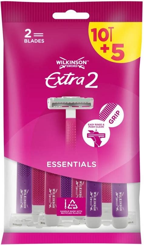 Wilkinson Sword Extra 2 Beauty 15 Stuks Wegwerpscheermesjes Bol