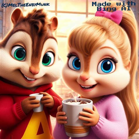 Alvin And Brittany Drinking Hot Chocolate Ralvinandthechipmunks