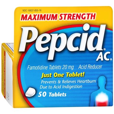 Pepcid Max Tablet Original 50ct Authorized Vendor