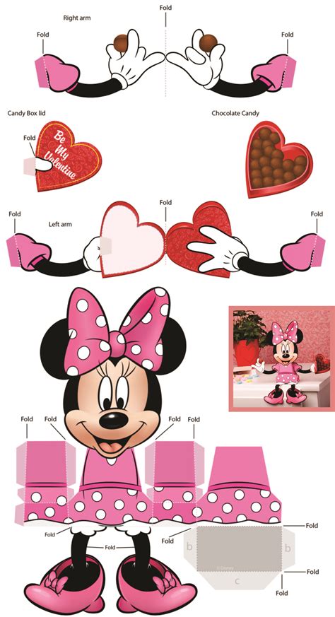 Minnie Mouse Box Template Template Collections