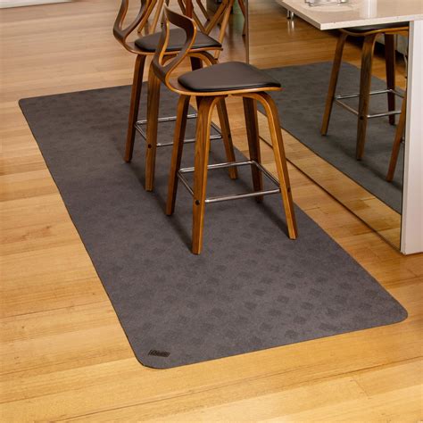 Anti Slip Absorbent Floor Mat Marathon Runner Grey Conni