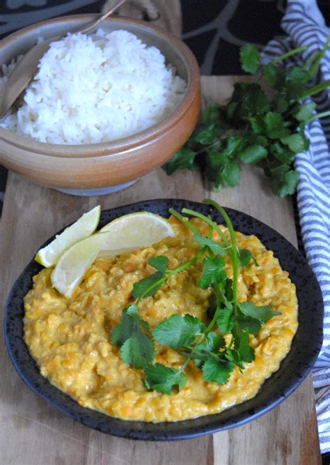 Dahl De Lentilles Corail Au Lait De Coco Recettes My Girly Popotte