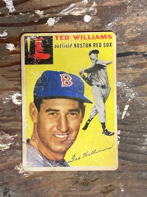 Topps Ted Williams Vintage Older Reprint Etsy