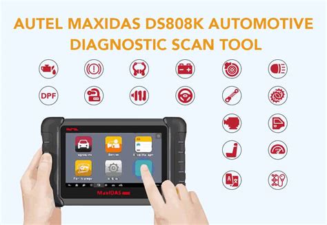 Autel MaxiDAS DS808K Automotive Diagnostic Scan Tool OBD Station