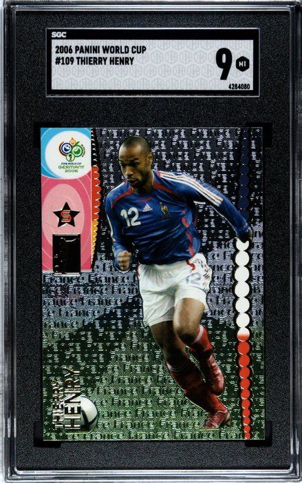 Panini World Cup Trading Cards Thierry Henry Catawiki