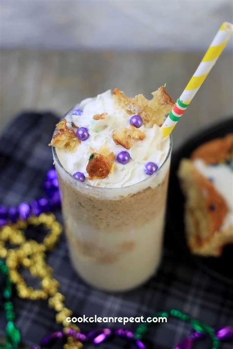 Starbucks Copycat King Cake Frappuccino Cook Clean Repeat