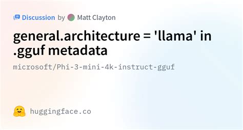 Microsoft Phi 3 Mini 4k Instruct Gguf General Architecture Llama