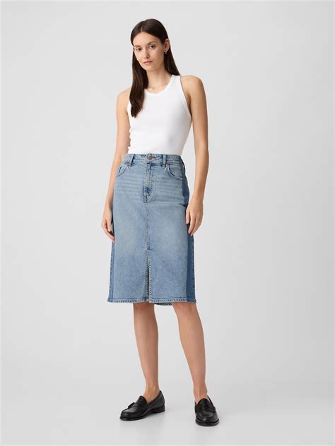 Casual Denim Skirt Gap Factory