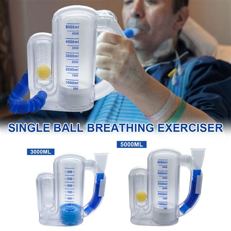 30005000ml Breathing Trainer Device Lung Exercise Grandado