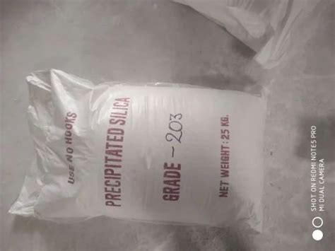 Rubber Grade Precipitated Silica Powder Packaging Size 25 Kg At 35