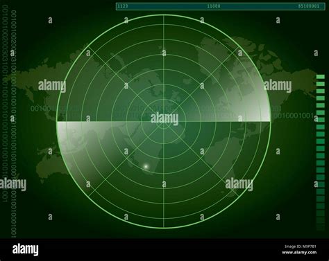 Mappa Radar Immagini Vettoriali Stock Alamy