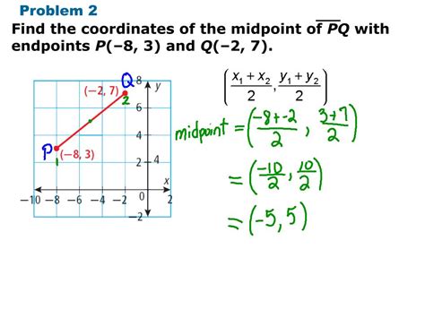 Ppt Chapter 1 Section 6 Midpoint And Distance In The Coordinate Plane Powerpoint Presentation