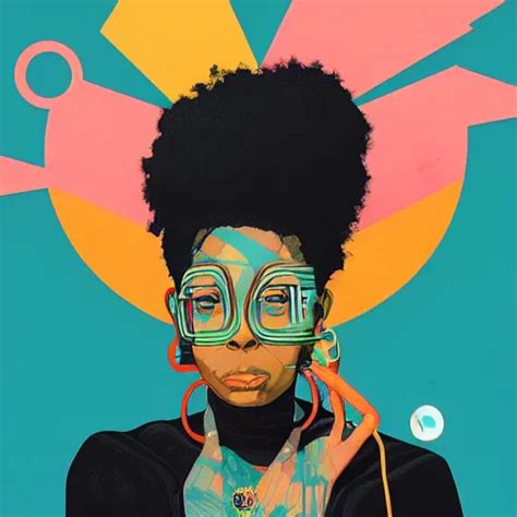 Erykah Badu Profile Picture By Sachin Teng Stable Diffusion OpenArt