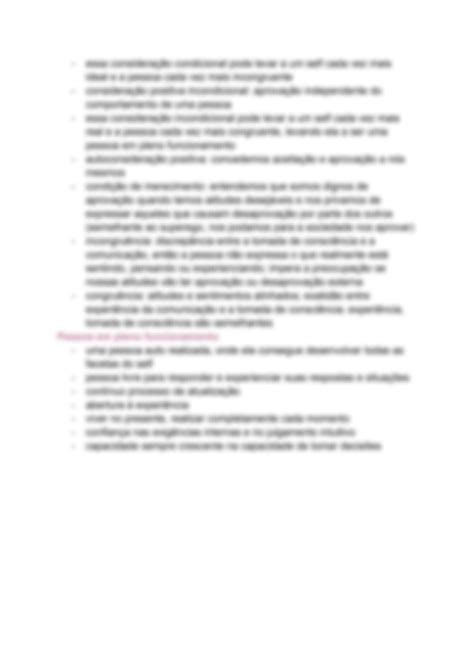 SOLUTION: Teoria da personalidade de rogers - Studypool