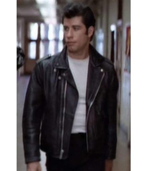 John Travolta Danny Zuko Grease T Birds Leather Jacket Jackets Masters