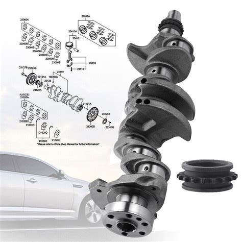 Crankshaft Main And Rod Bearings Std Set For 10 16 Hyundai Kia Accent Rio 1 6l Ebay