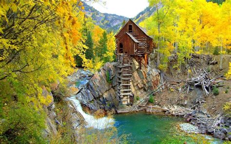 Crystal Mill Colorado wallpaper | nature and landscape | Wallpaper Better