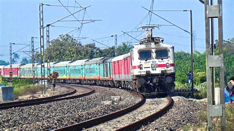 Furious Speed On Huge Curve Agartala Smvt Bengaluru Humsafar