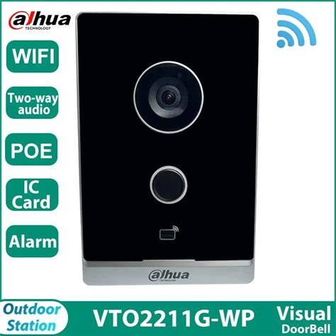 Dahua VTO2211G WP PoE Video Intercoms Wifi Outdoor Station Two Way