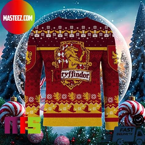 Harry Potter Gryffindor House Unique Design Best For Holiday Ugly