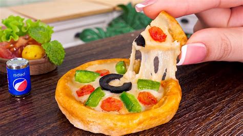 Homemade Miniature Cheese Burst Pizza Recipe Easy Tiny Pizza At Home