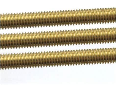 New Brass Threaded Rod Brass Screw Rod Full Threaded M2 3 4 5 6 8 10 12