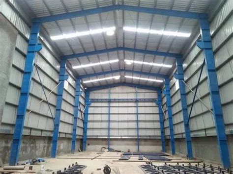 Steel Prefab Peb Structural Warehouse Shed Rs 120 Kg Rsk Cranes And