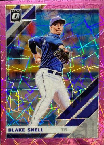 2019 Panini Donruss Optic Pink Prizm 181 Blake Snell For Sale Online