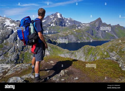 Hiking in Norway Stock Photo - Alamy