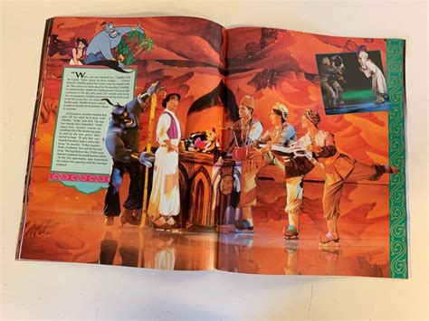 Vintage 1993 Walt Disney S Aladdin World On Ice Souvenir Program