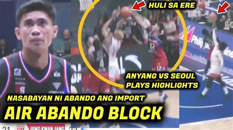 Huli Ni Rhenz Sa Ere Abando Block VS Import Plays Highlights Seoul SK